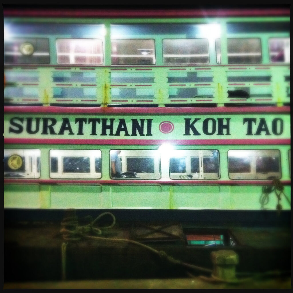 Bateau de nuit SuratThani-Koh Tao